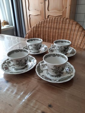 VINTAGE - STAFFRODSHIRE RIDGWAY , WINDSOR - 4 KOP & SCHOTELS