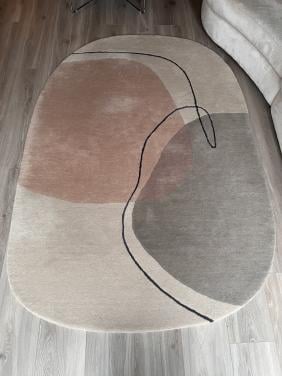 Benuta Pure Shape wollen tapijt 160x230 cm