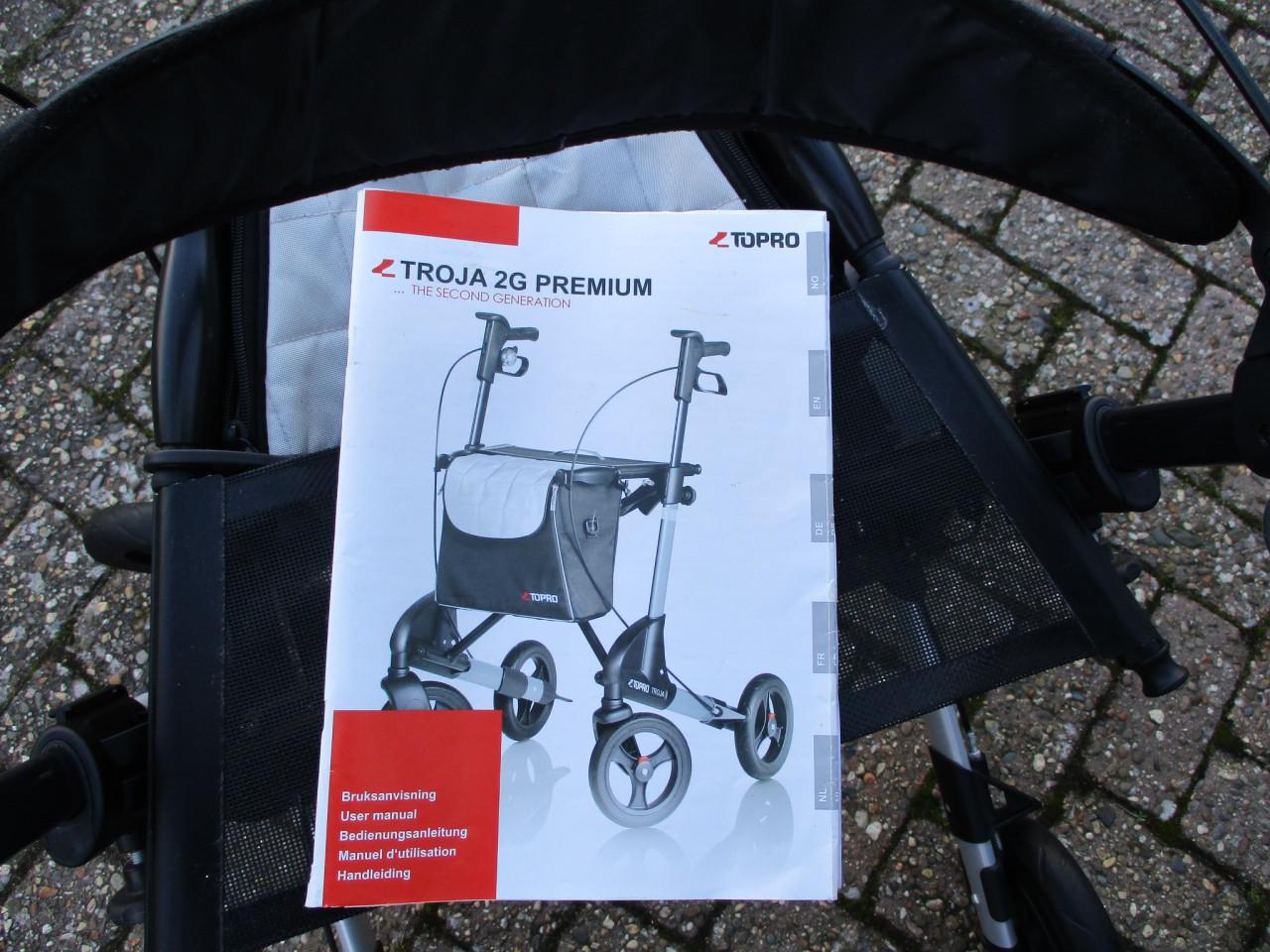 Zgan Topro Troja 2G opvouwbare lichtgewicht rollator