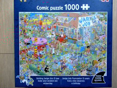 Jan van Haasteren legpuzzel 1000 stukjes Stichting Jarige Job 15 jaar