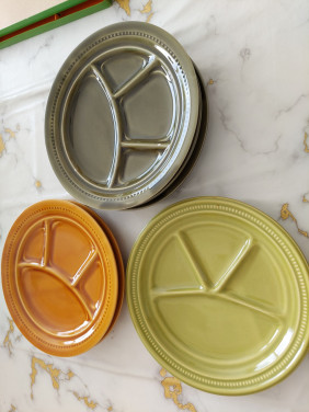 Te koop 6 zgan Fondue borden