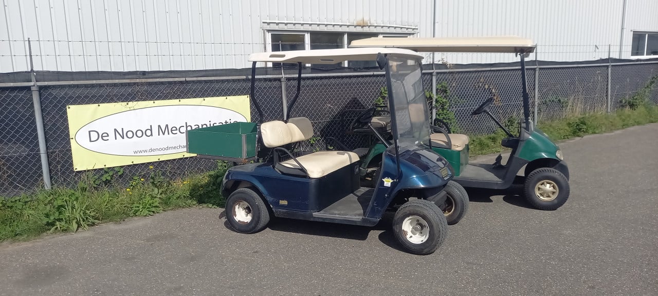4 x Golfkar met laadbak.