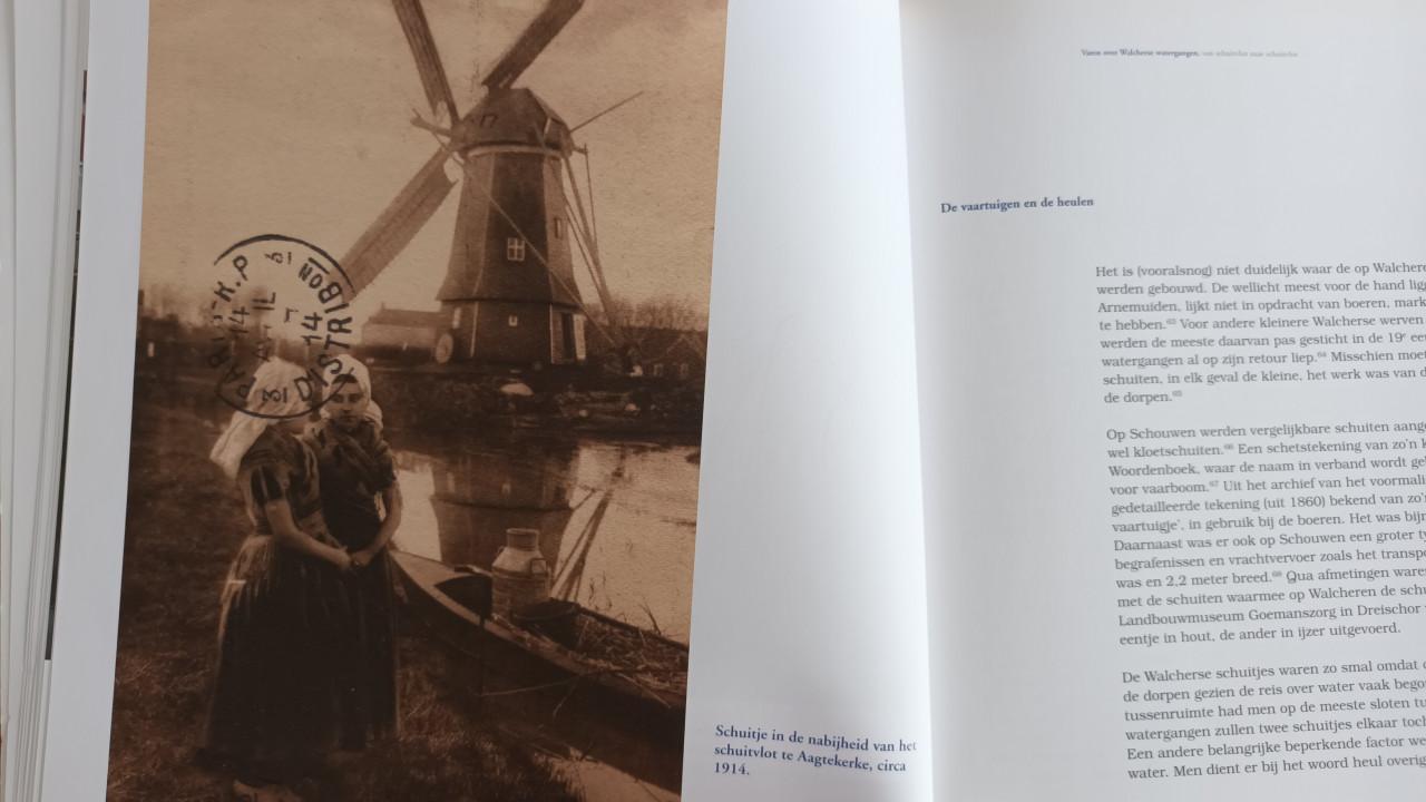 Varen over Walcherse Watergangen, van schuitvlot naar schuitvlot