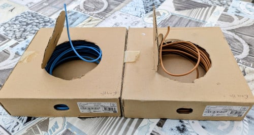 Installatiedraad 2.5mm nieuw.