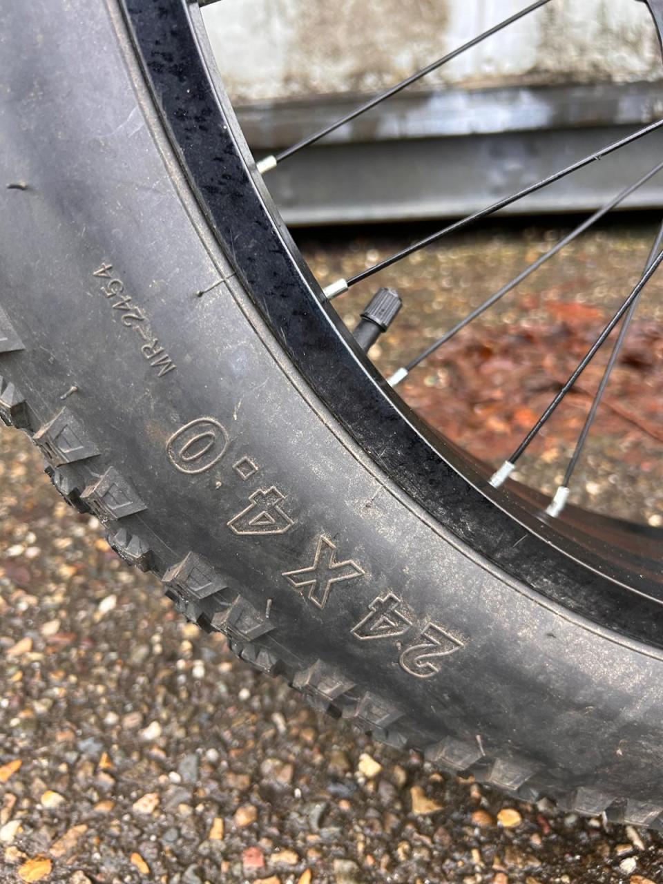 Dikke banden fiets 24" Veloce Fatman