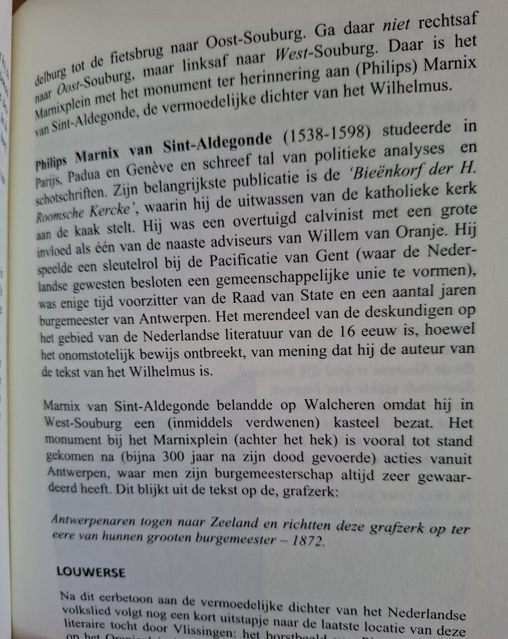 Langs literaire locaties op Walcheren, een wandel- en fietsgids,60 locaties