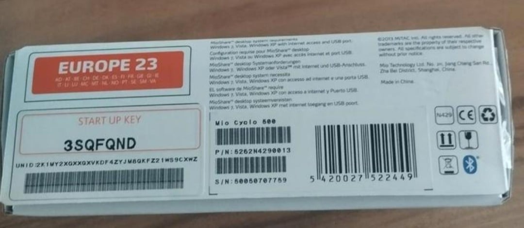 Mio Cyclo 500 Europa 23
