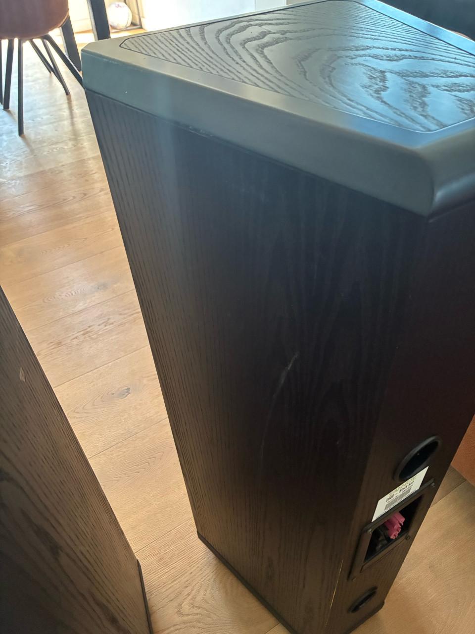 Tannoy Definition D500 speakers Black Ash met grilles