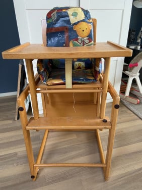 Bopita degelijke kinderstoel, eenvoudig ombouwen naar kindertafel en stoel