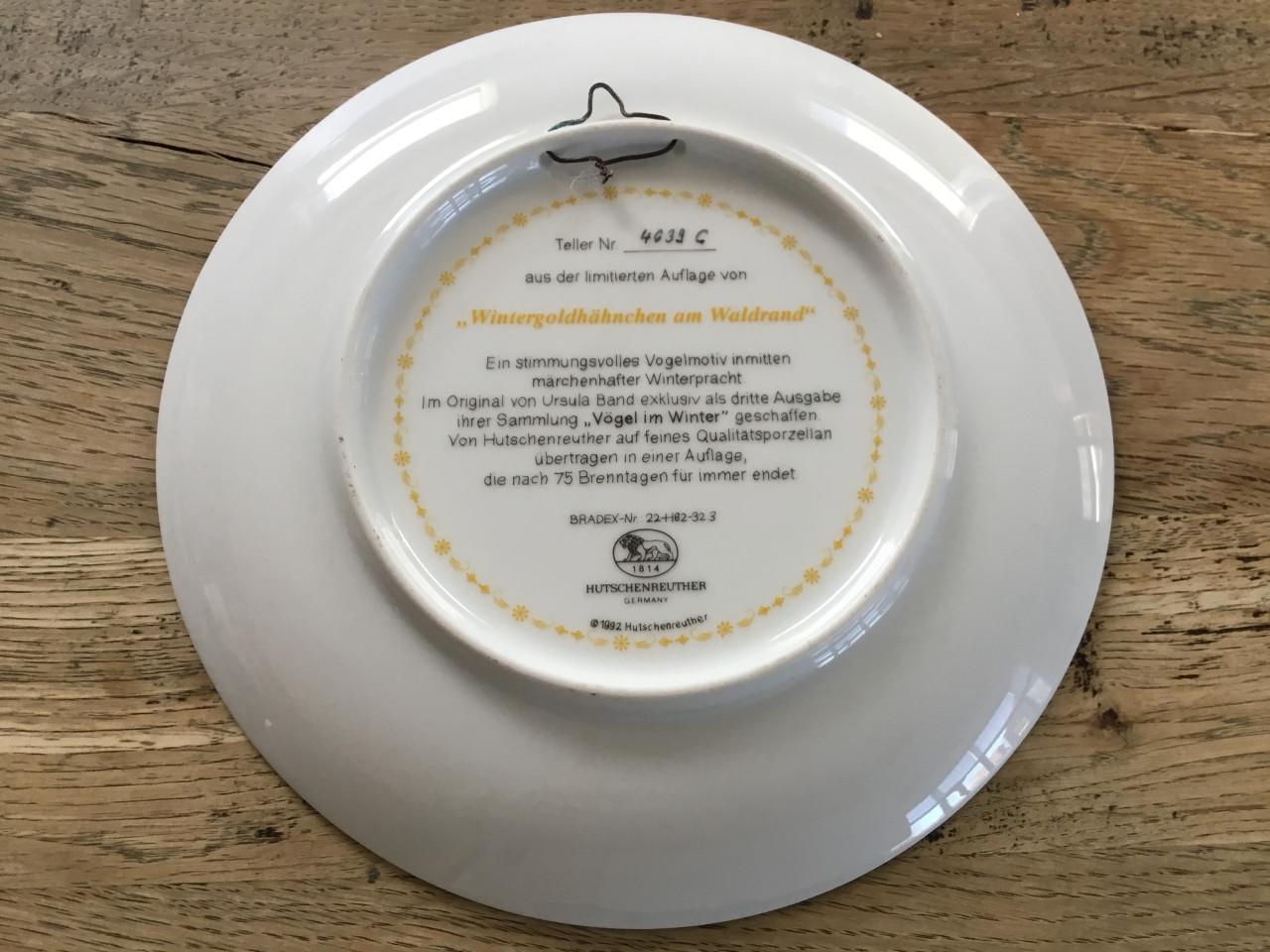 Wandbordjes Vogels Heutschenreuter