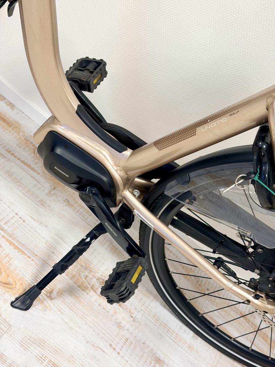 Stella Livorno Gold middenmotor Shimano Steps Automaat 504Wh