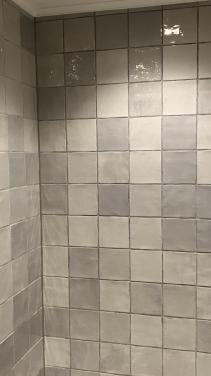 Wandtegel, grijs, 13 x 13 cm, 7,5m2