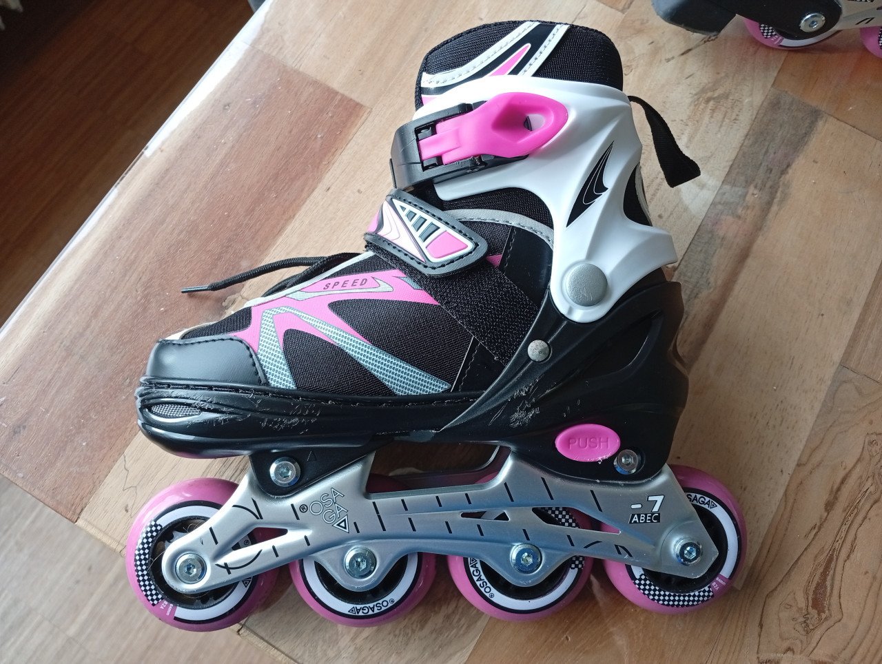 Skeelers Osaga mt 31-34 inclusief beschermers