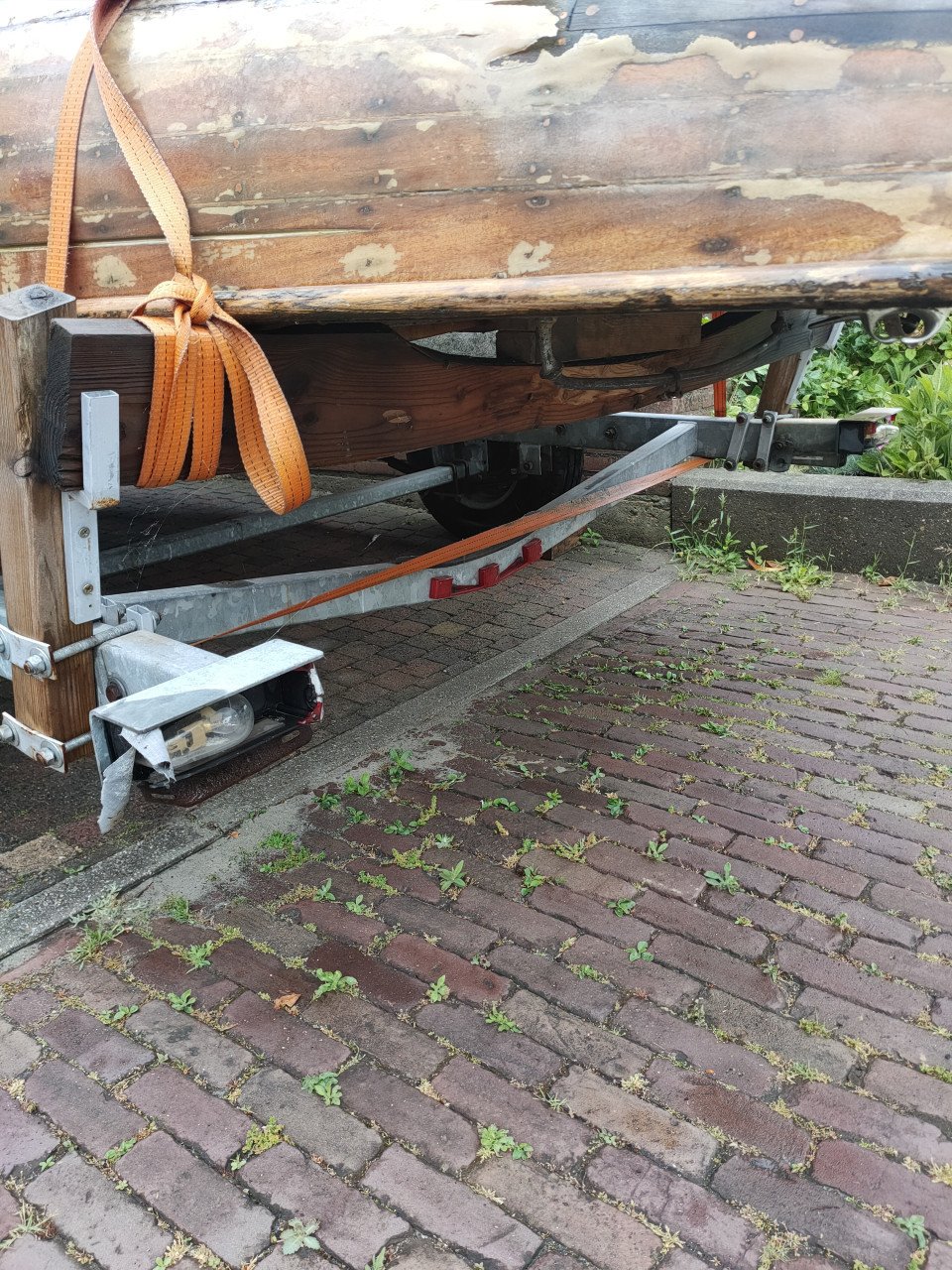 Trailer voor boot van 6 meter