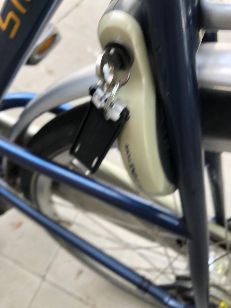 Damesfiets.