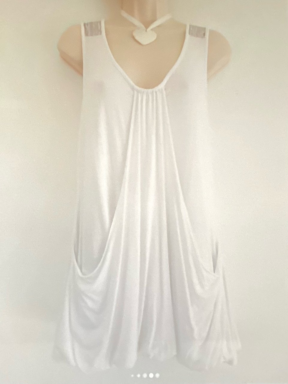 Prachtig tuniek met lovertjes op schouder maat xl
