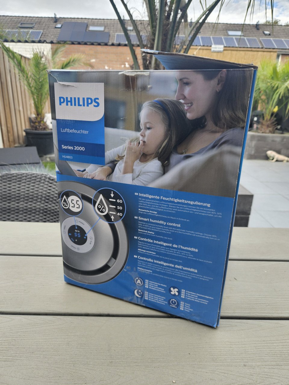 Zgan Philips HU4803/01 luchtbevochtiger met NanoCloud-technologie....