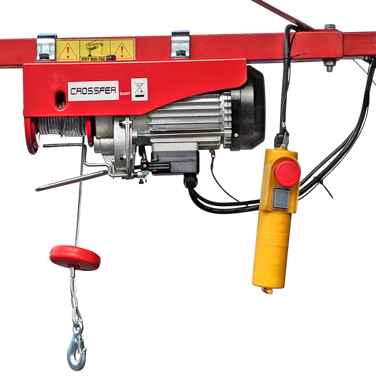 Crossfer takel, hijstakel, bouwtakel, lier, kraan 600kg / 18M kabel