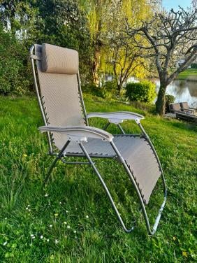 Tuinstoel relax, verstelbaar, merk Base Camp