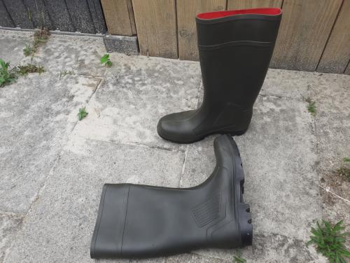 Rubber laarzen met stalen neus