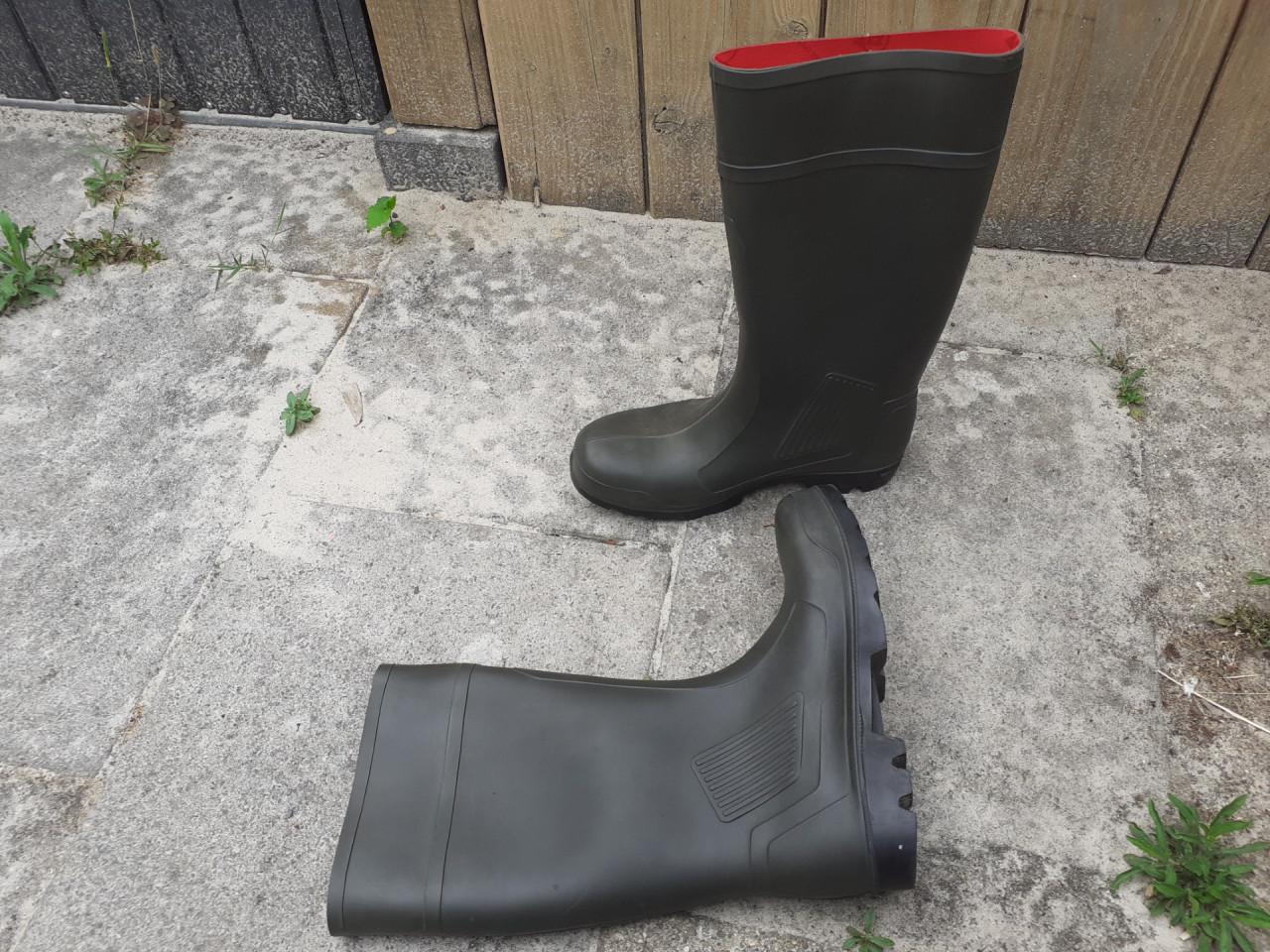 Rubber laarzen met stalen neus