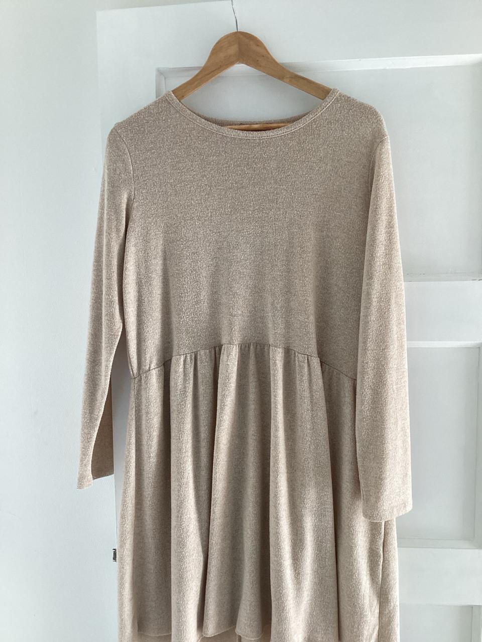 Warme jurk en nieuw vest maat xl vest goudkleurig