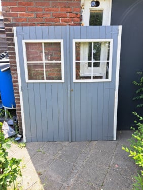 Schuur/ blokhut deuren hout