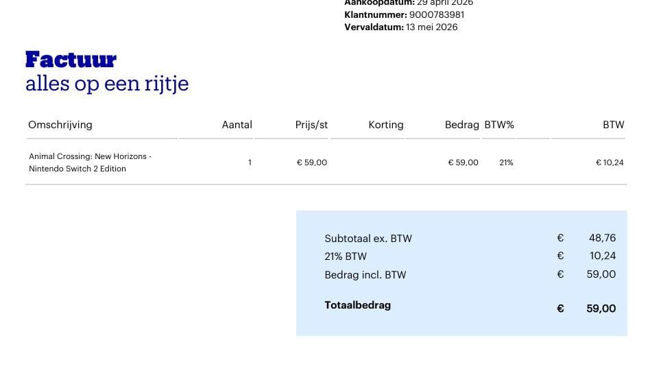 Nintendo Switch 2 + 4 games - zo goed als nieuw - compleet pakket