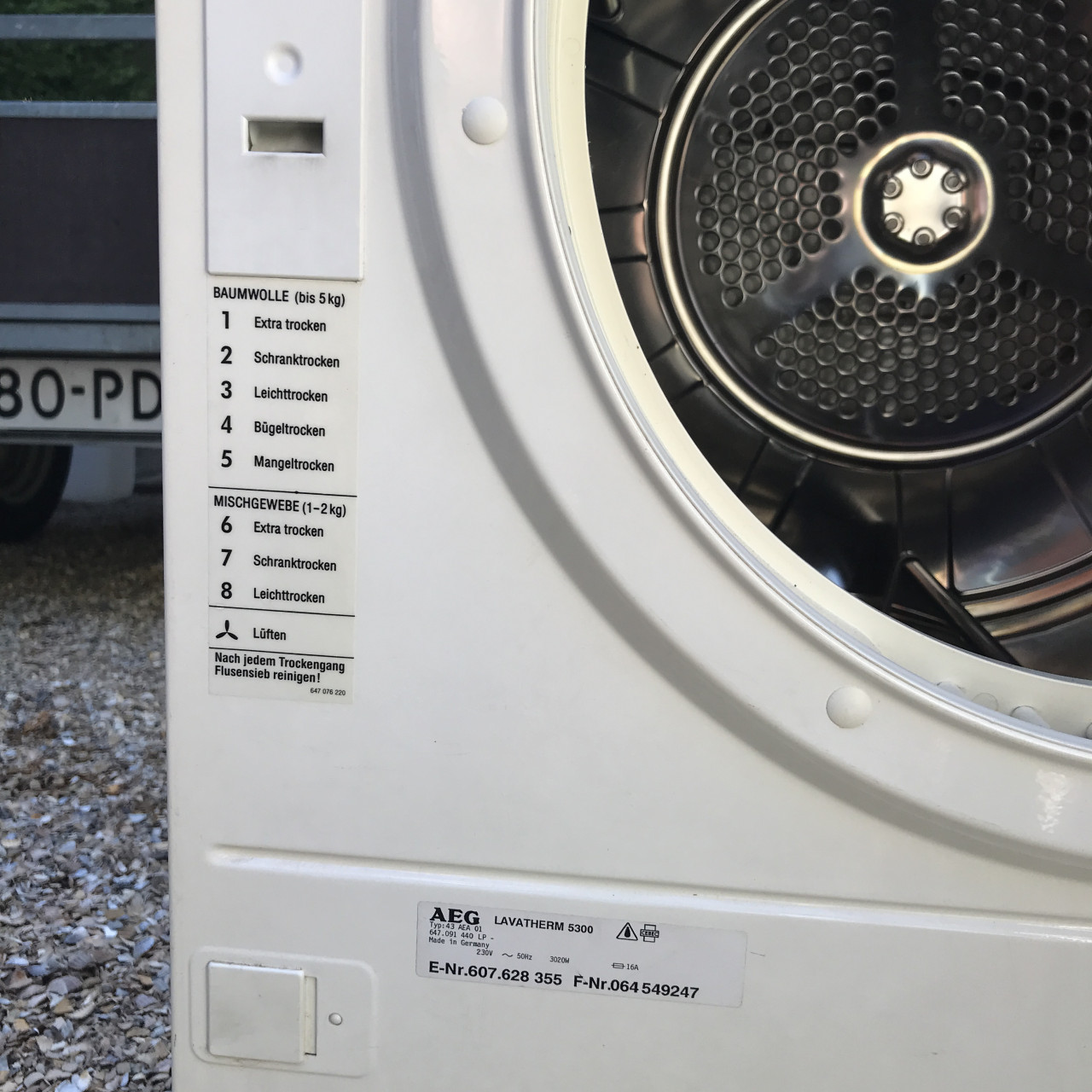 AEG Lavatherm 5300 wasdroger