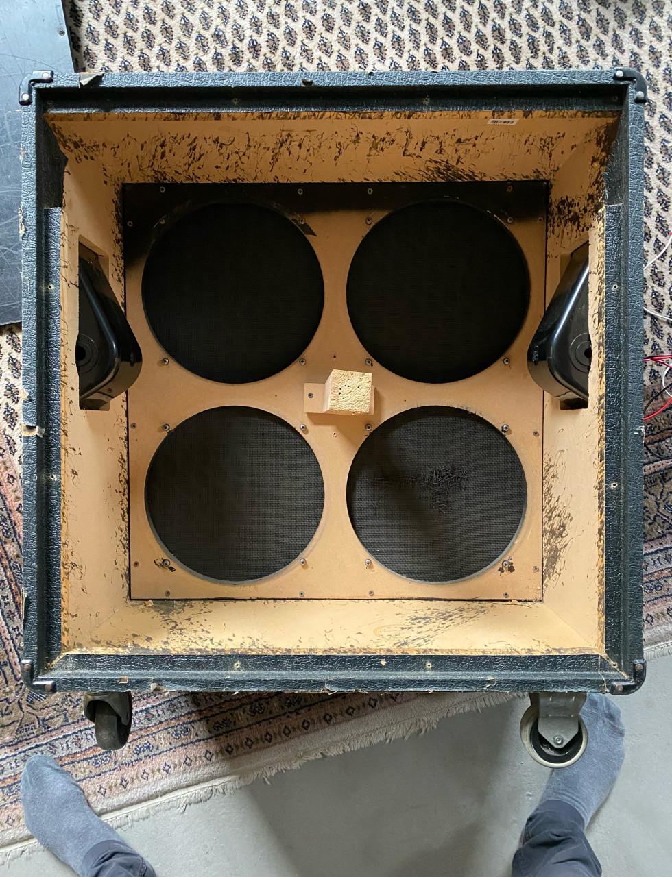 Marshall cabinet 4x12” leeg