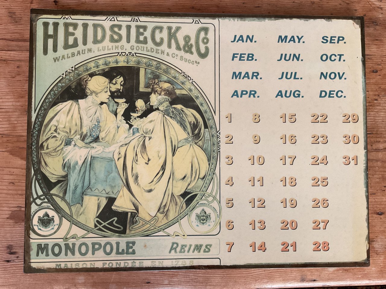 Heidsieck Champagne kalender