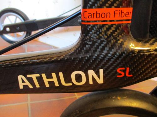 Athlon SL carbon fiber rollator 5,5kg (lichter komt U ze niet tegen)