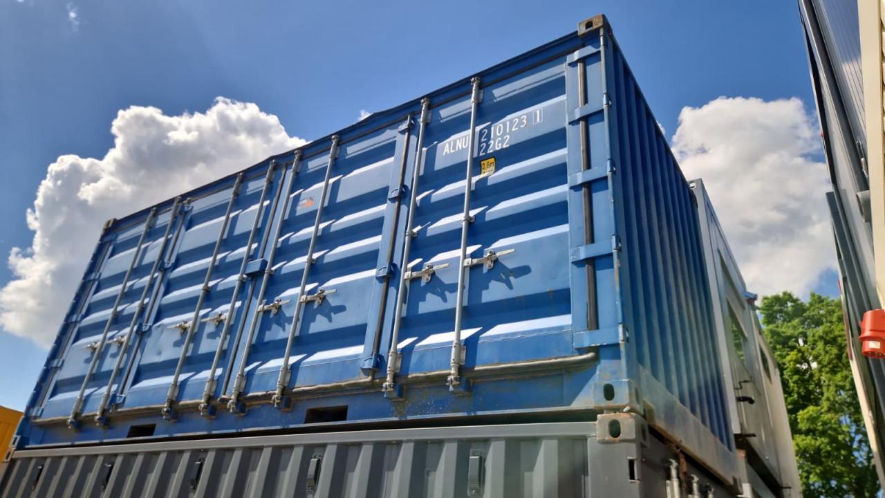 20ft openside opslagcontainer / container met zijdeuren