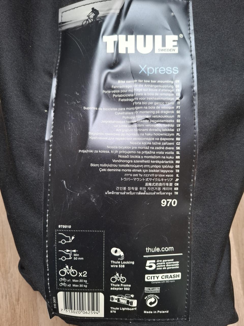 Thule fietsendrager