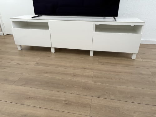 TV meubel Besta IKEA Wit