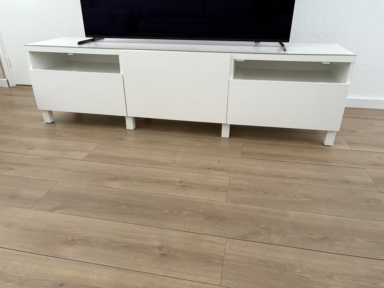 TV meubel Besta IKEA Wit