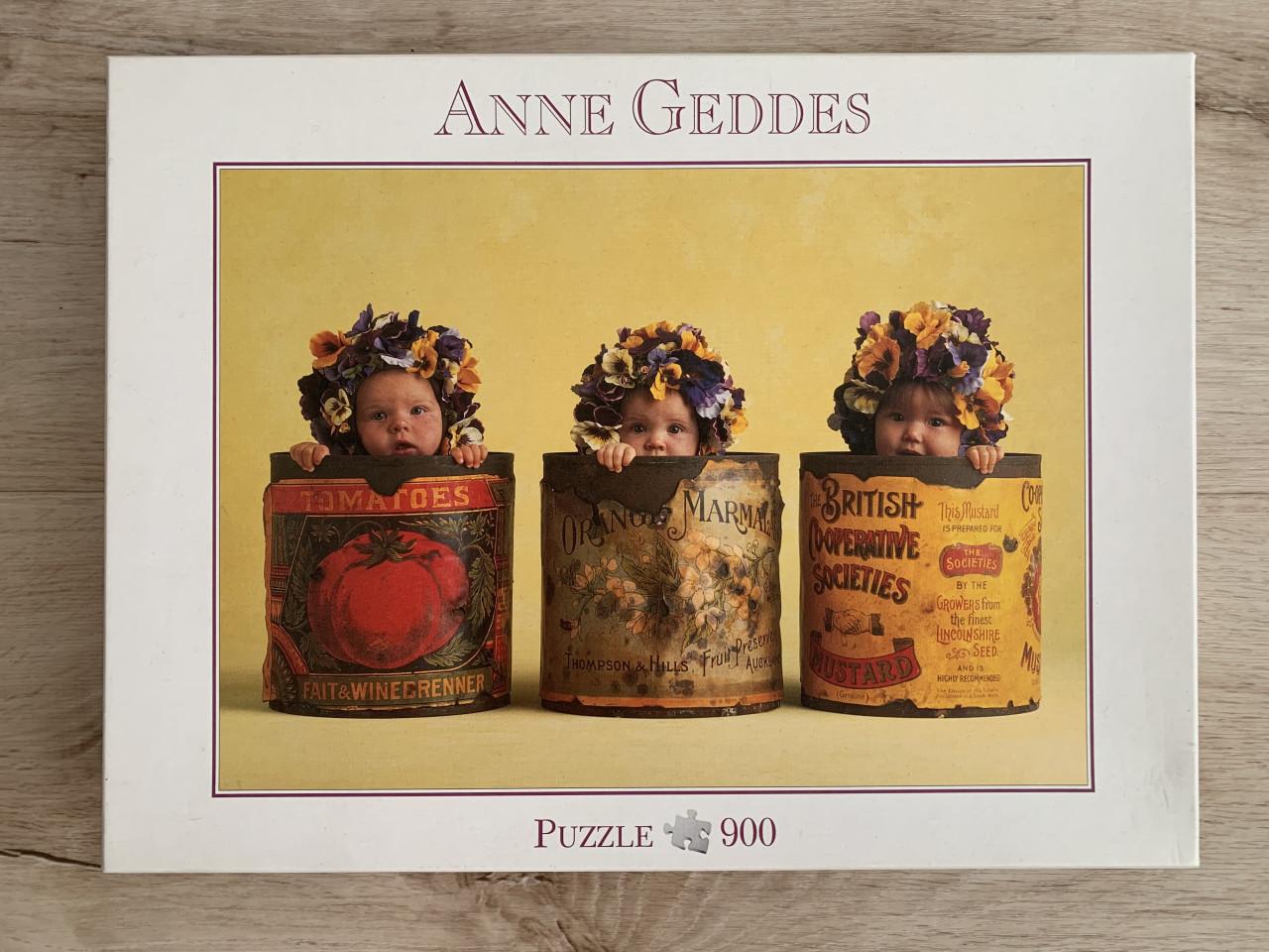 2 puzzels Anne Geddes 900 stukjes
