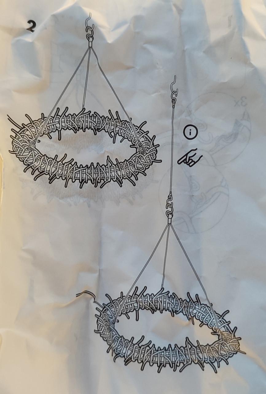 Vintage (70 cm) Ikea Glänsa XXL led krans