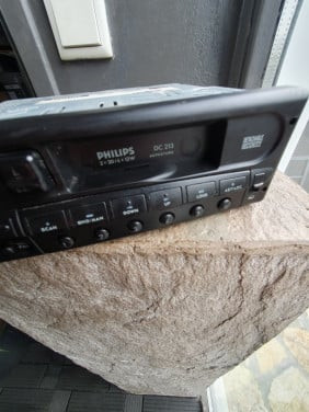 Jaren80 werkend Philips autoradio/cassette Philips 22 dc 213...