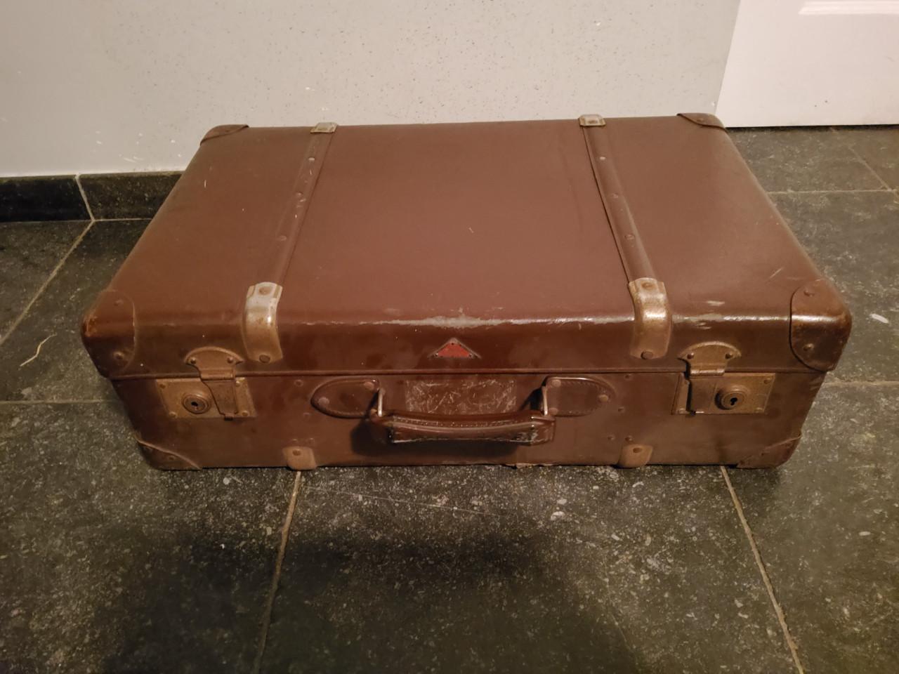 Oude reiskoffer
