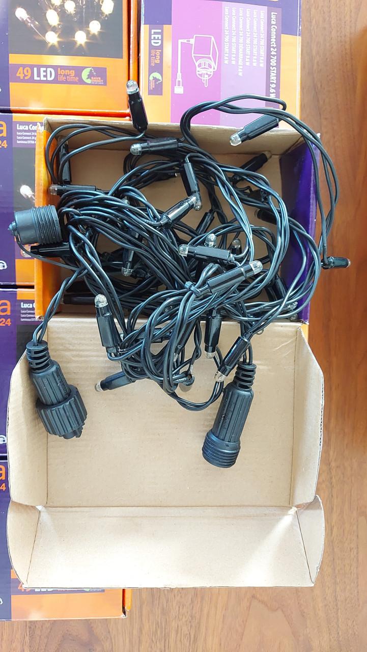 Kerstverlichting led warmwit,  Luca Connect 24 String Extra 49 lights