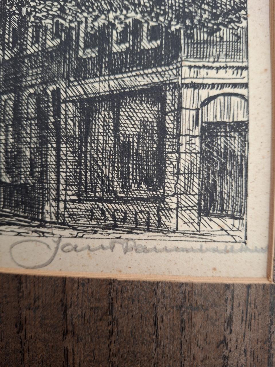 2 tekeningen Jan F. Pannebakker