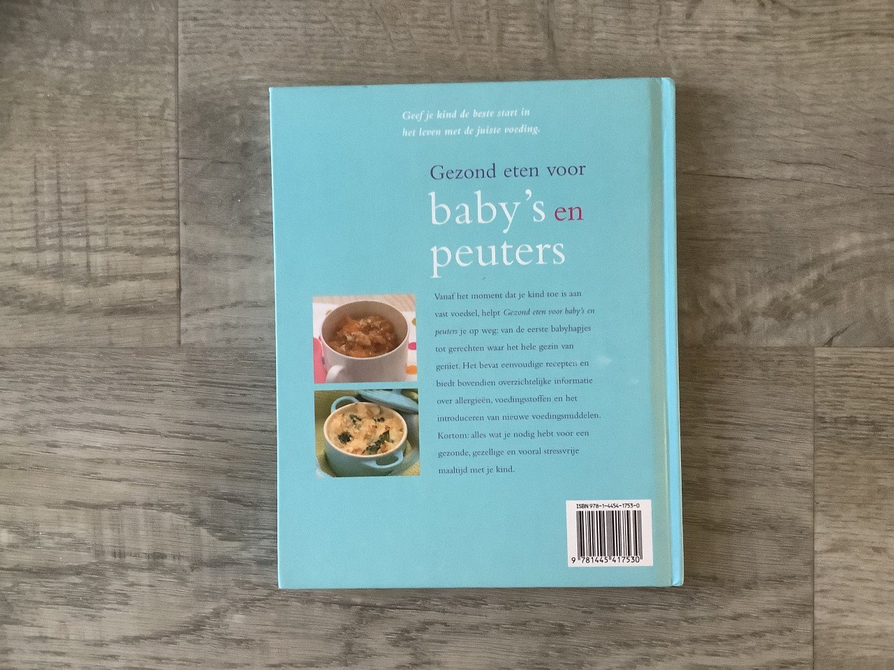 Boek: Gezond eten voor baby’s en peuters