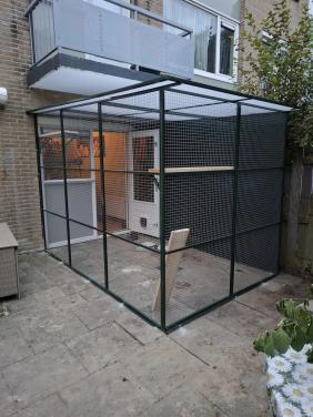 Aluminium kattenrennen/verblijven..........