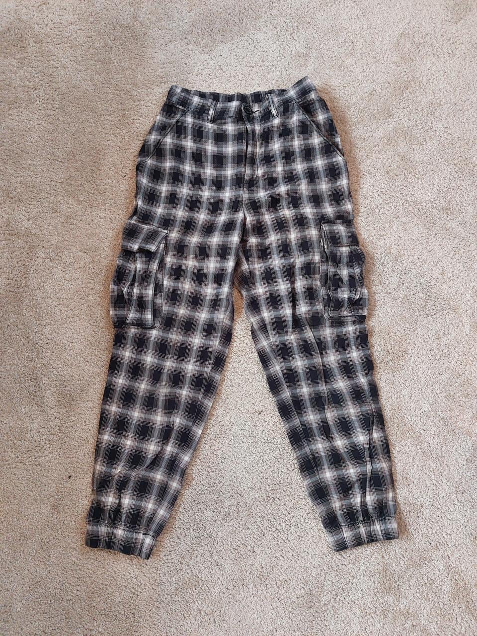 Geruite broek