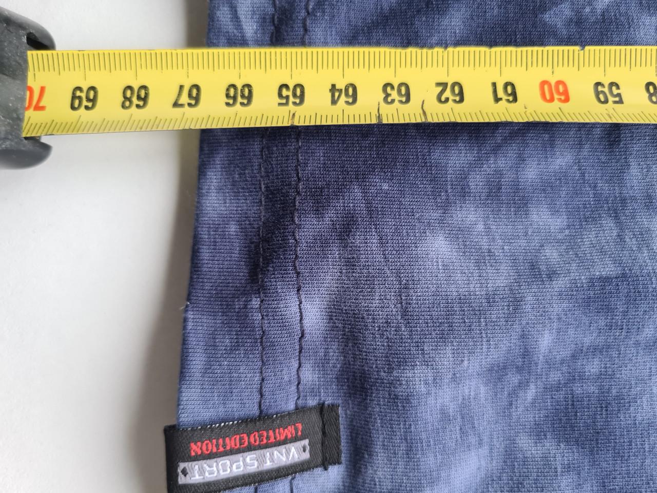 Violento tanktop met een blauwe tie-dy Maat L