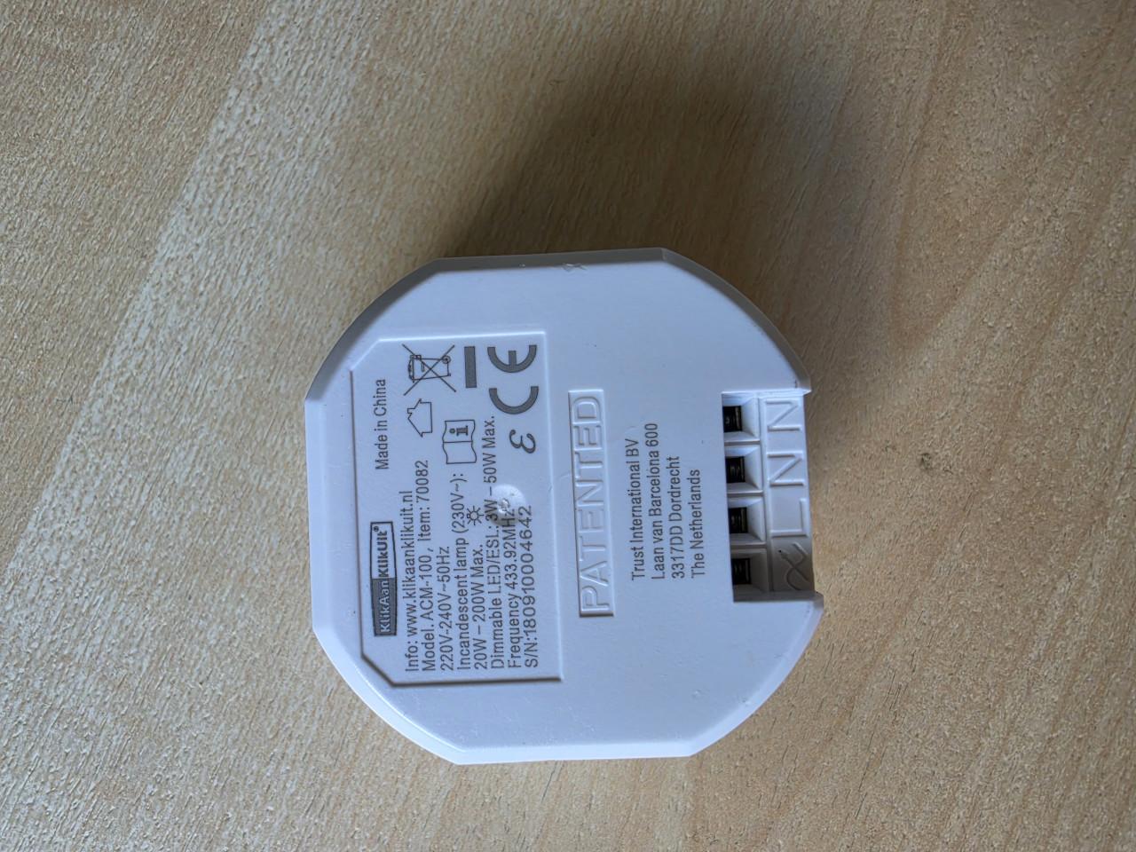 Klikaanklikuit inbouw dimmers