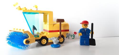 Lego 6649: straatveger + minifiguur