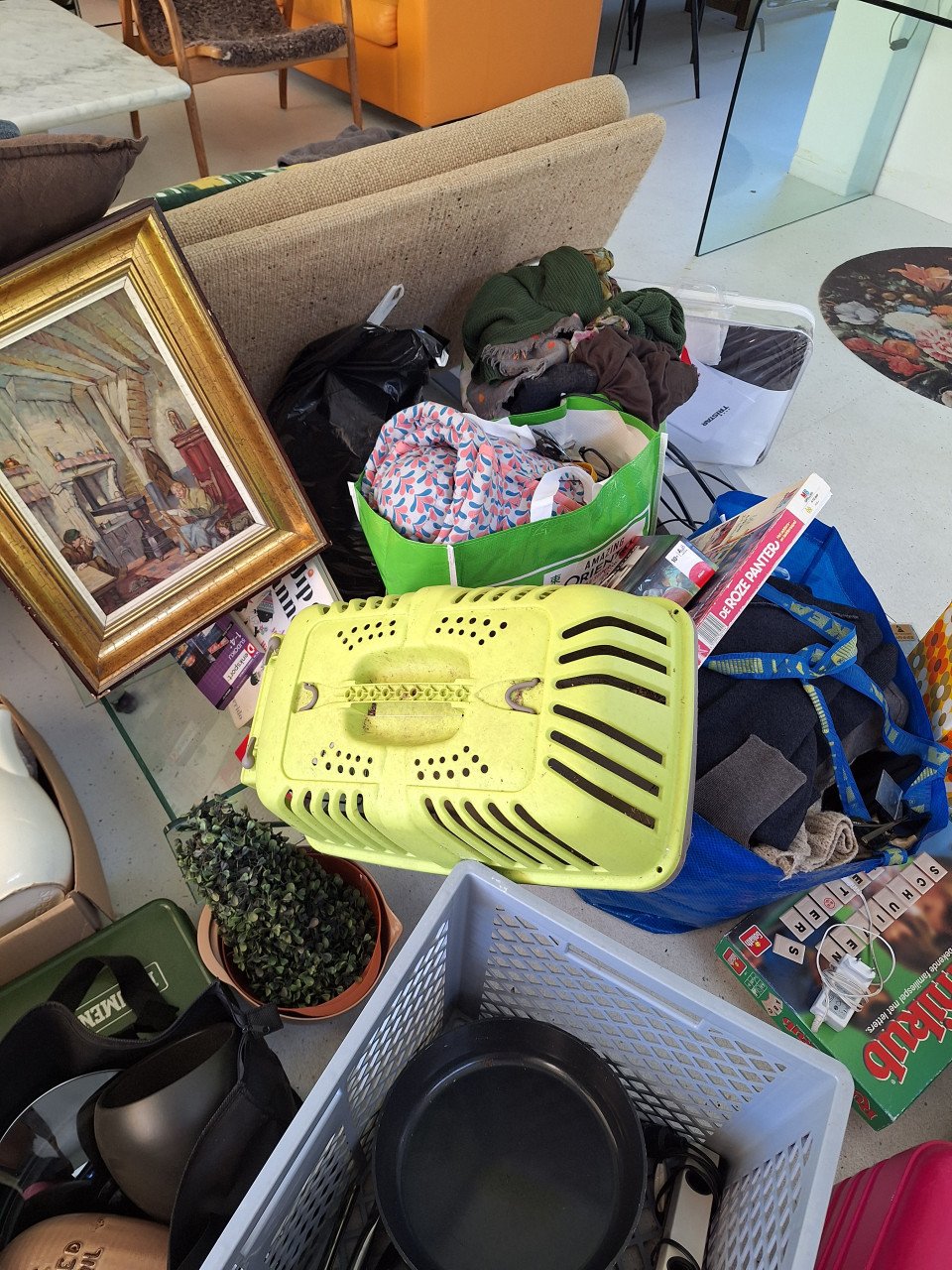 Rommelmarkt spullen gratis