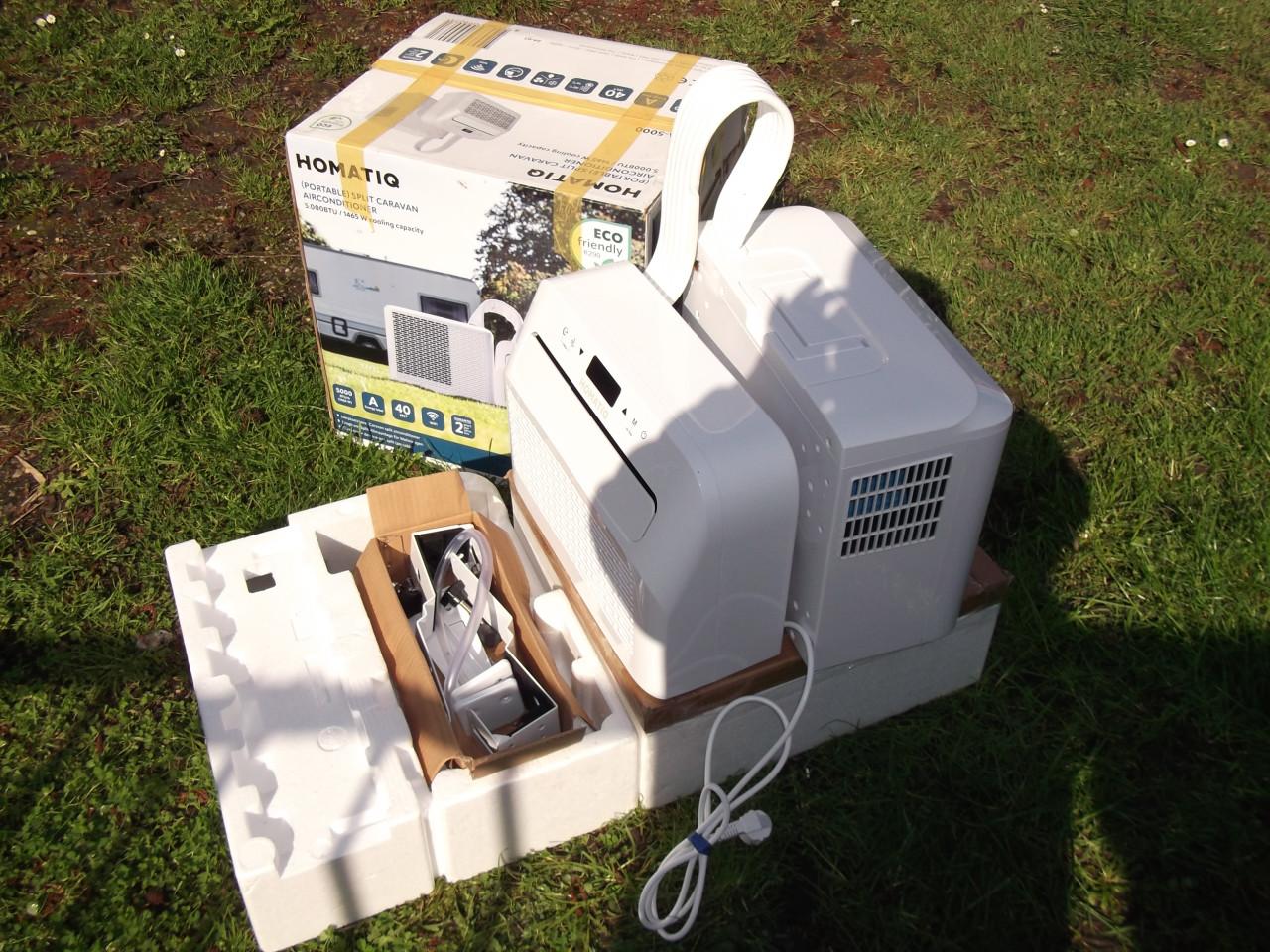 Homatiq CA-5000 split airco 5000btu !! voor caravan/camper